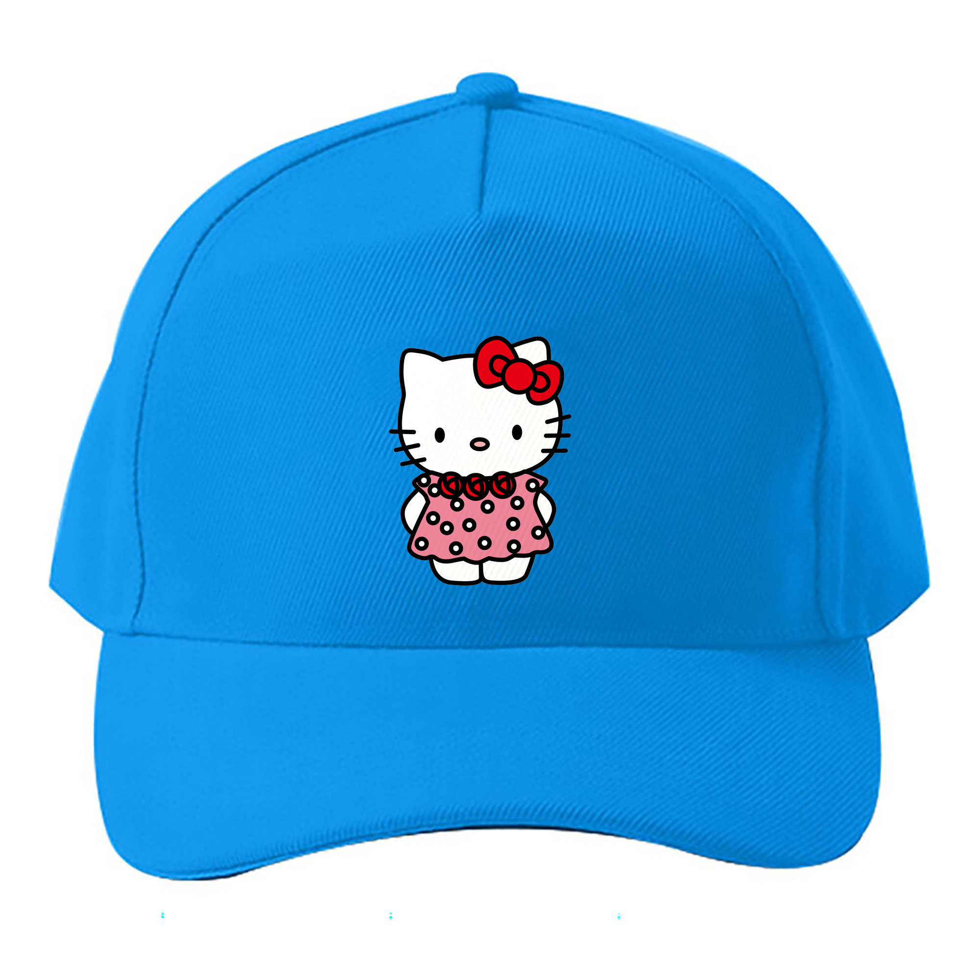 （画像用） Hello Kitty ハローキティ ベースボールキャップ 綿100％ 男女兼用 帽子 スポーツ